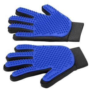 Pet Grooming Glove Gentle Deshedding Brush Glove - 1 Pair