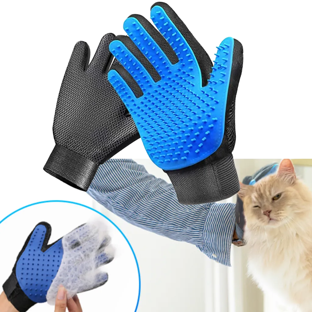 Pet Grooming Gloves (Pair)