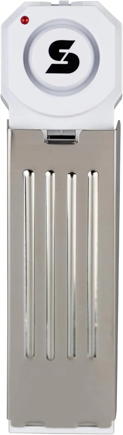 SABRE 120 dB Wedge Door Stop Security Alarm, Extremely Loud Wireless Alarm Siren Audible Up To 1,500 Ft., Non-Skid Pad, Compact Alarm Great for Home, Travel, Apartment or Dorm