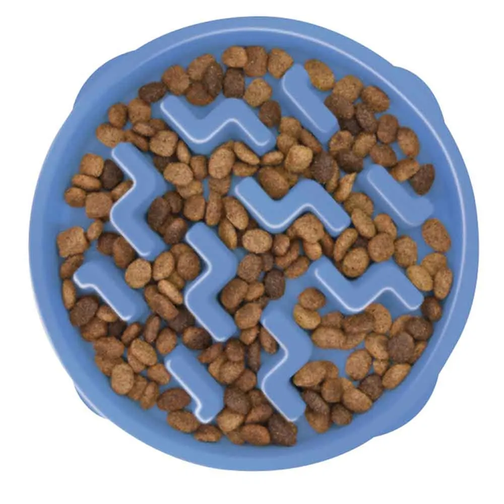 Slo Feeder Interactive Bowl - Blue