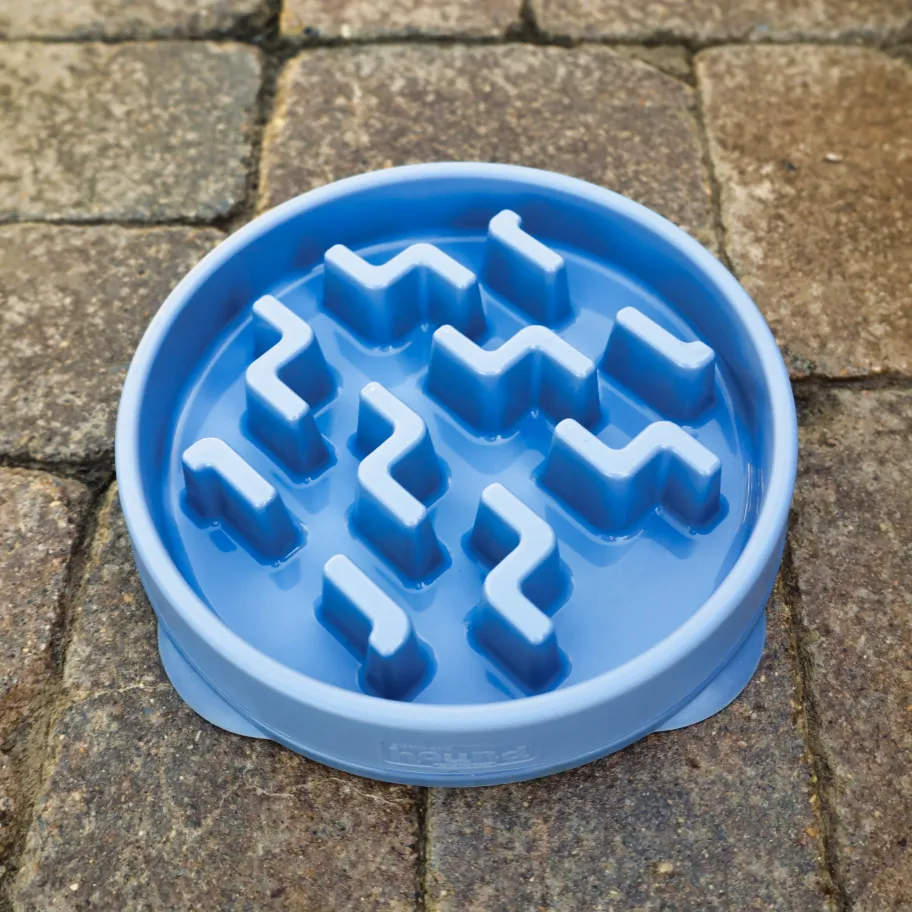 Slo Feeder Interactive Bowl - Blue