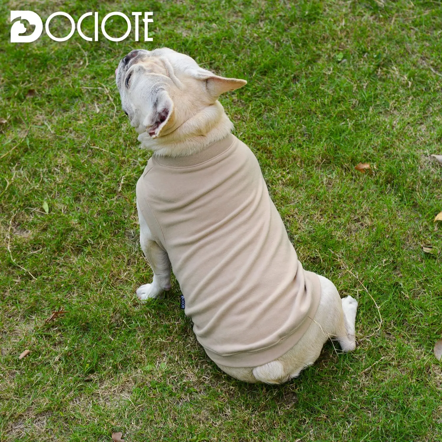 Soft Fleece Dog Sweatshirt - Warm Sweaters for Small Medium Dogs Cats in Cold Weather - Cat Pullover Stretchy Hoodie Easy On - Comfortable Winter Clothes Pet Vest for Doggie