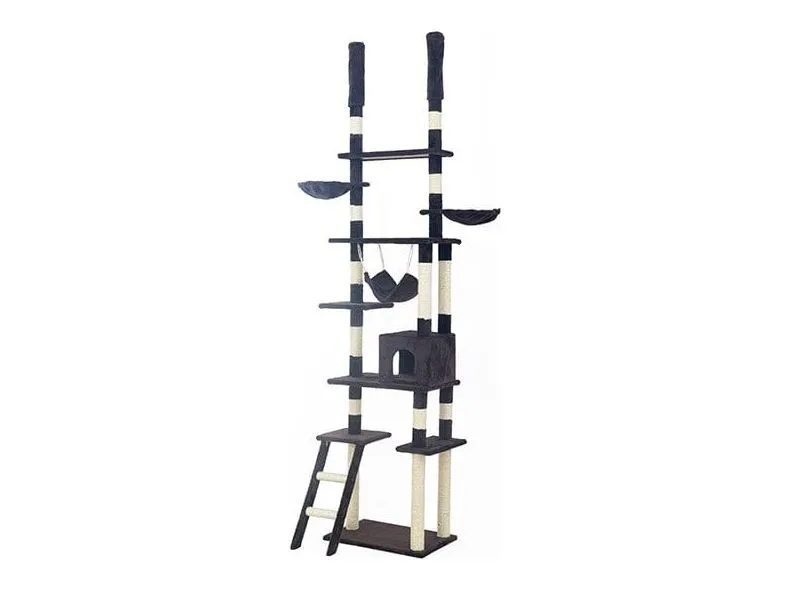 Super Large Five Story Platform Cat Climbing Frame With Hammock (Meters)-60*40*240-260Cm