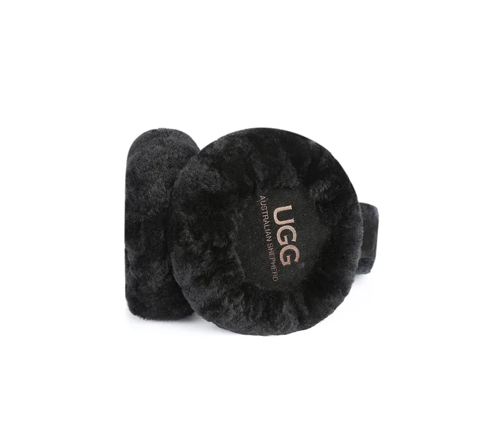 UGG Earmuff Adjustable Sheepskin Wool Connie Earmuff