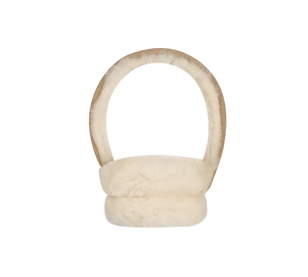 UGG Earmuff Adjustable Sheepskin Wool Connie Earmuff