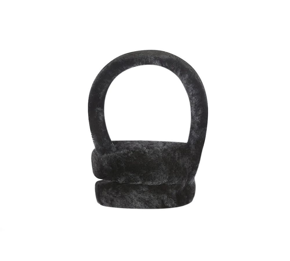 UGG Earmuff Adjustable Sheepskin Wool Connie Earmuff