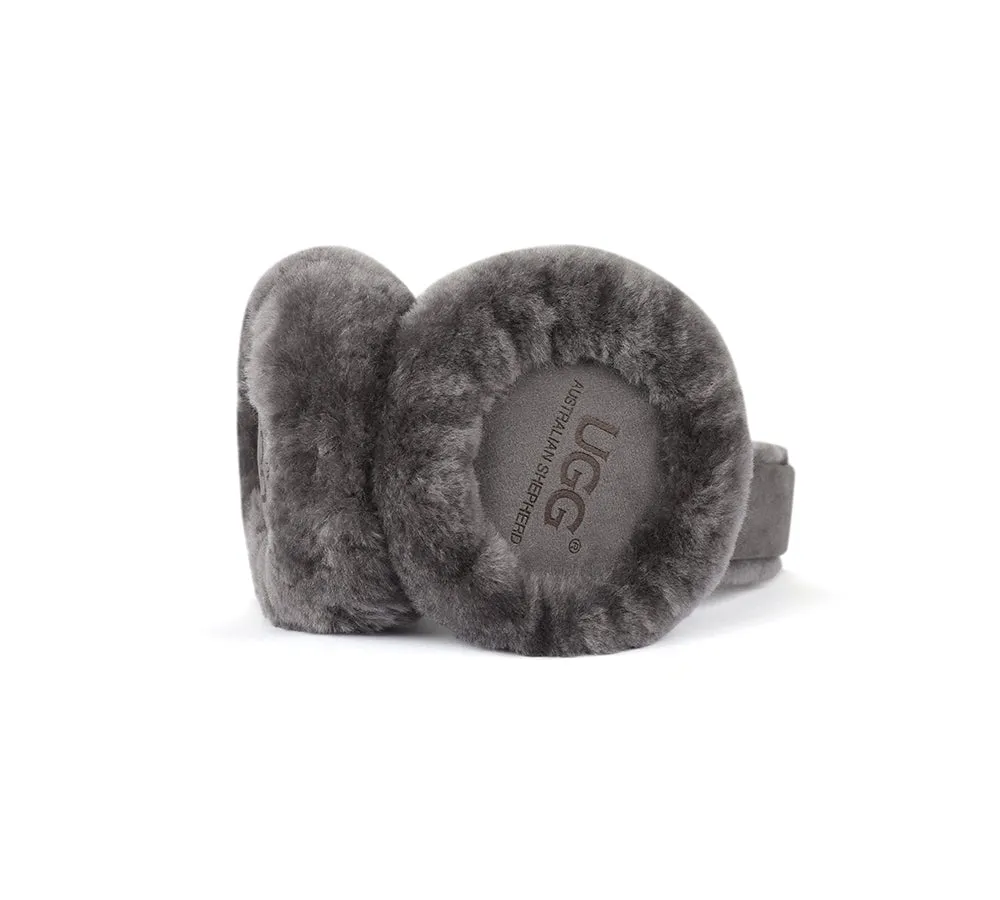 UGG Earmuff Adjustable Sheepskin Wool Connie Earmuff