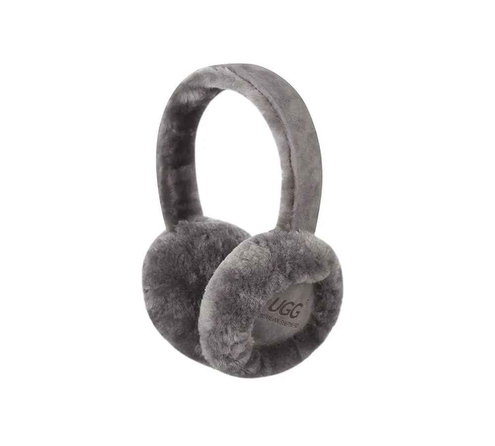 UGG Earmuff Adjustable Sheepskin Wool Connie Earmuff