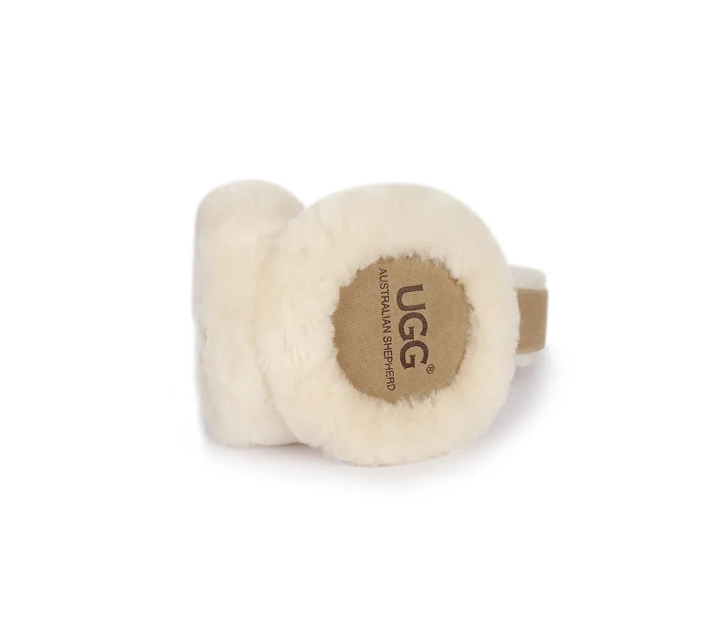 UGG Earmuff Adjustable Sheepskin Wool Connie Earmuff