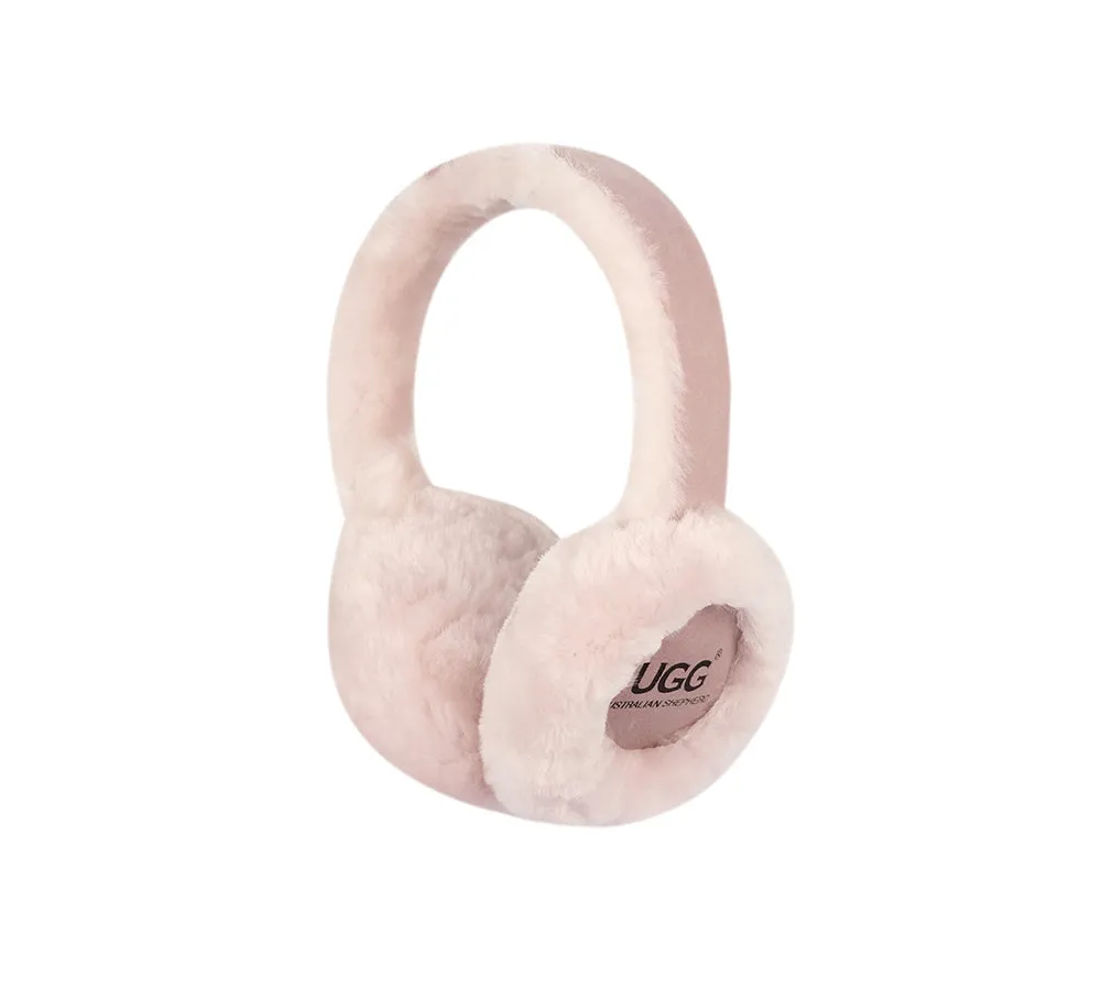 UGG Earmuff Adjustable Sheepskin Wool Connie Earmuff