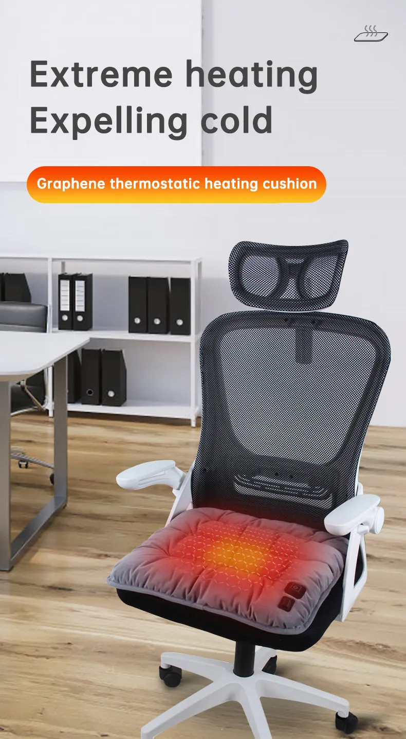USB Heating Thermostat Cushion - Office & Car Dual-Use Electric Heating Pad