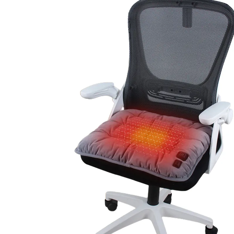 USB Heating Thermostat Cushion - Office & Car Dual-Use Electric Heating Pad