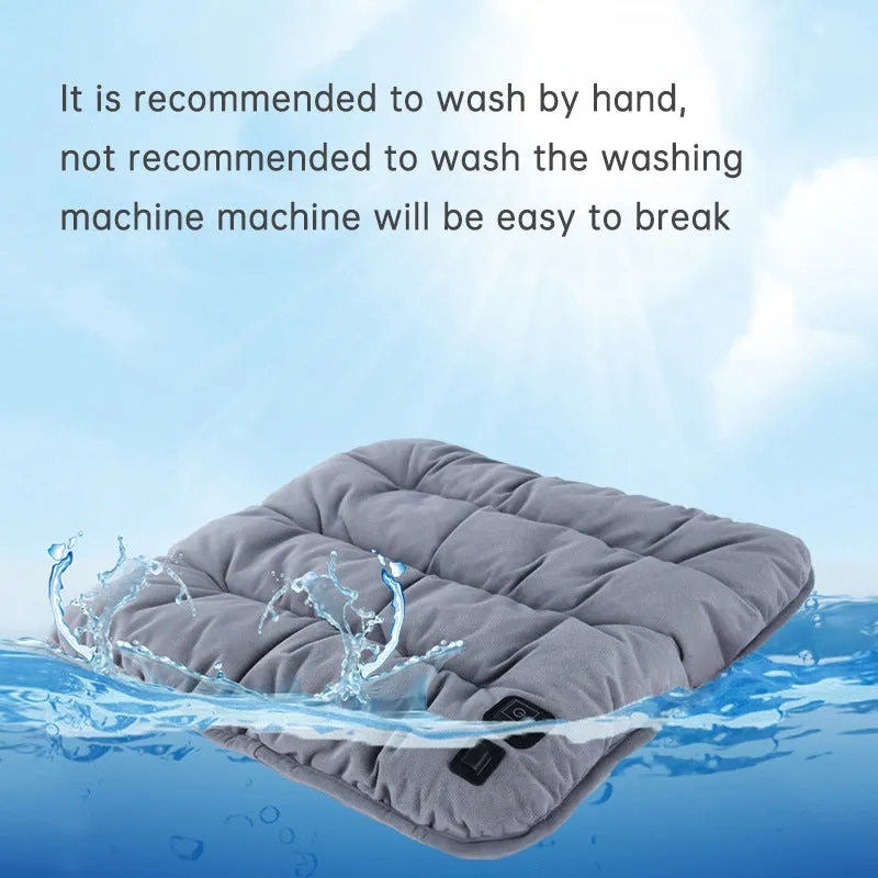 USB Heating Thermostat Cushion - Office & Car Dual-Use Electric Heating Pad