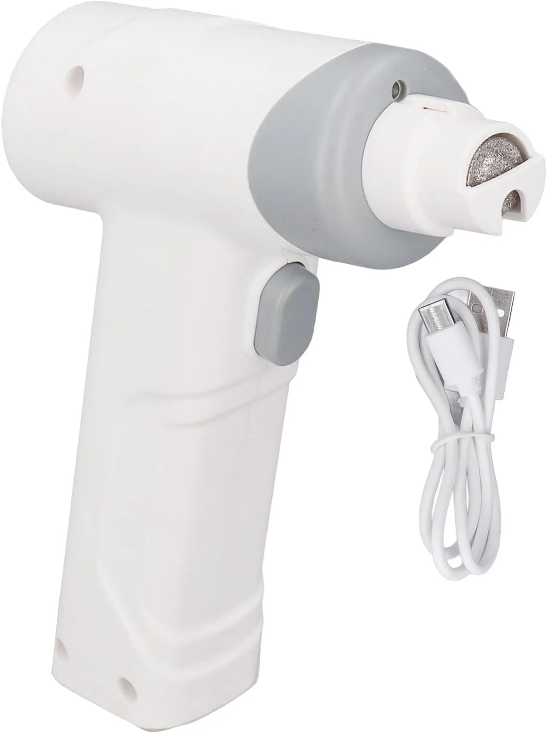 USB Rechargeable Pet Nail Grinder, Quiet, Built in LED Light, Ergonomic Design, Safe for Small and Large Dogs and Cats