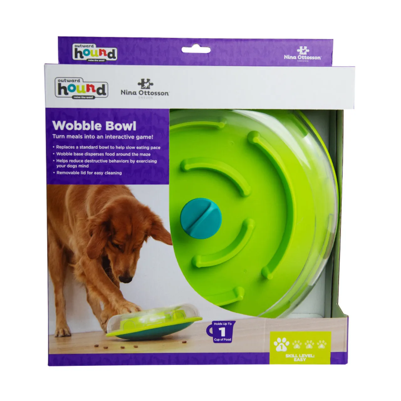 Wobble Bowl Puzzle Feeder