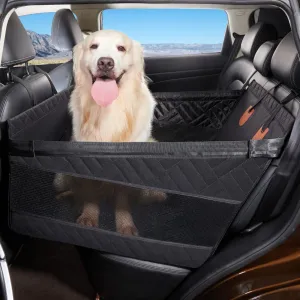 YJGF Dog Car Seat Large Size Dog,Dog Car Seat Cover for Back Seat,Back Seat Extender for Dogs,Large Dog Car Seat for Vehicles,Pet Booster Seat for Car Large Dog,Dog Car Bed for Large Dogs,Dog Hammock